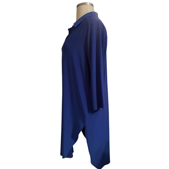 Women with Control Long Sleeve Shirttail Hem Sheath - Picture 2 of 5